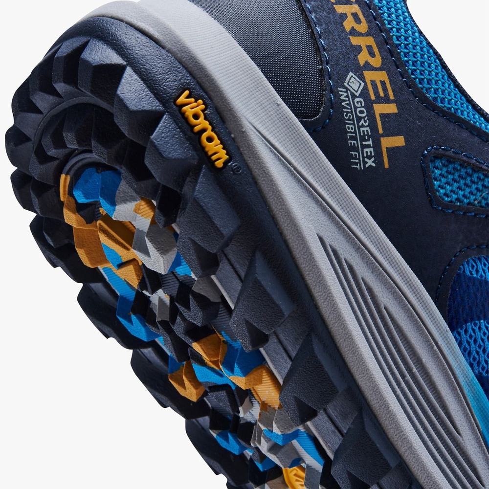 Merrell Mexico Ofertas Merrell Nova 2 GORE TEX Wide Width Tenis Deportivos Para Hombre Azules